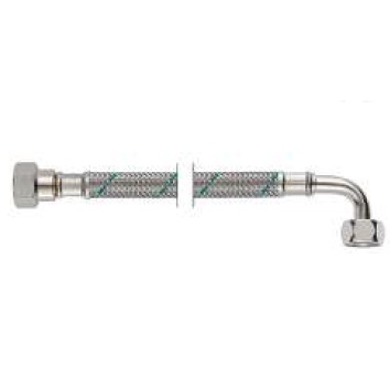 Neoperl NEOFLEX Panzerschlauch DN8 mit VS IG x IG gebogen, 3/8" x 3/8" 30cm 63425030