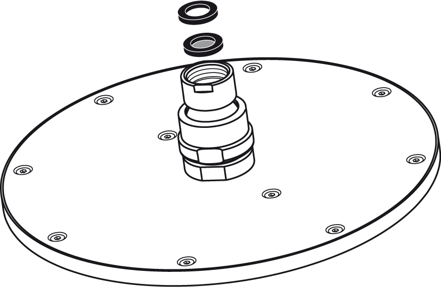 Ideal Standard Kopfregenbrause, d:200mm, chrom F961046AA
