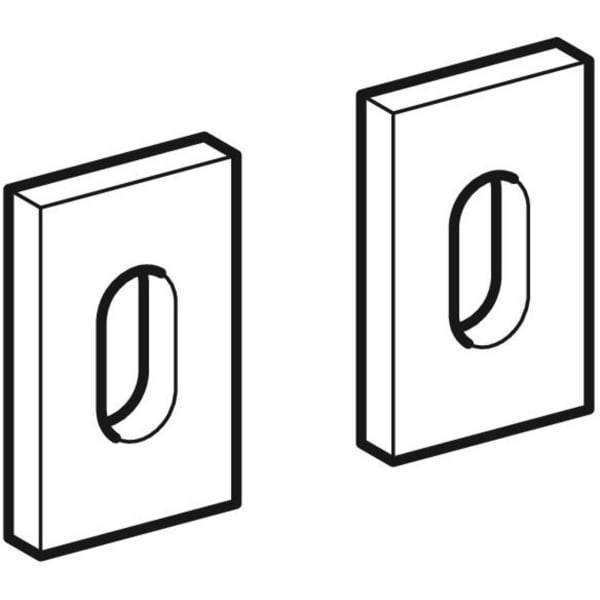 Geberit Set Distanzscheiben für Urinal Centaurus (2 Stück) 595723000