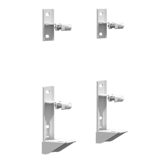 Zehnder HDC2T Wandkonsole, für Charleston H 701 bis 3000mm, 3 Stück, weiß RAL 9016 766161