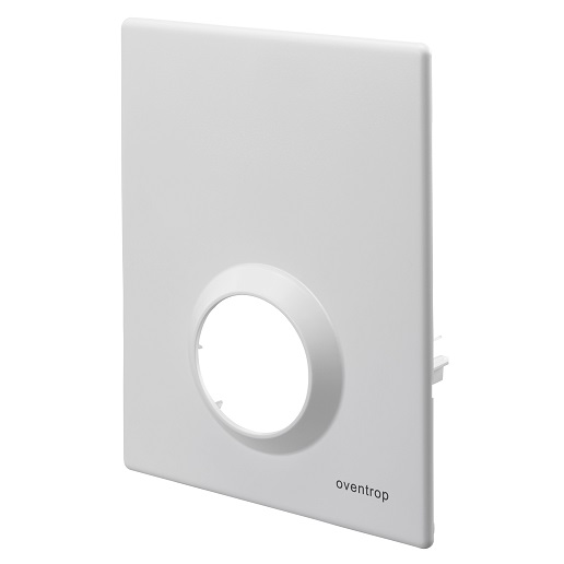 Oventrop Abdeckplatte für "Unibox" Einzelraumregelung, Bautiefe 57mm, weiß 1022693