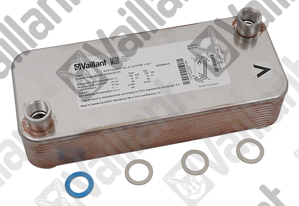 Vaillant Wärmetauscher BW für VIH QW 190/1 E (0010019543) 0020233639