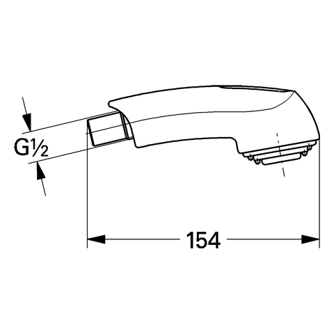Grohe Spülbrause für Zedra/Europlus edelstahl 46312SD0