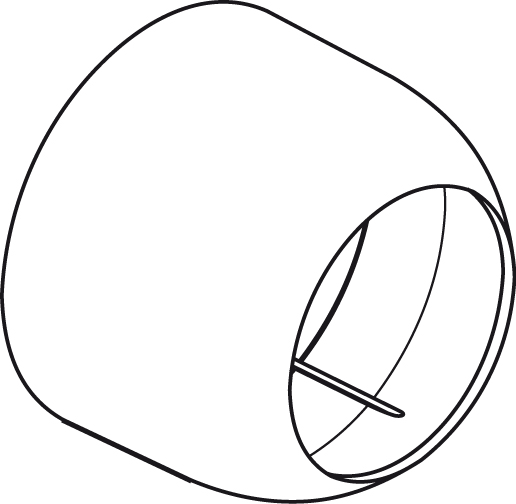 Ideal Standard Rosette SLIMLINE II, BSH/SHR, chrom B960779AA