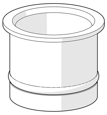 Hansa Kunststoffadapter (10 Stück) 18/20.6 chrom 59914159