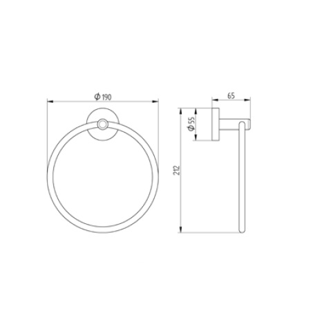 Avenarius Handtuchring 1901500015