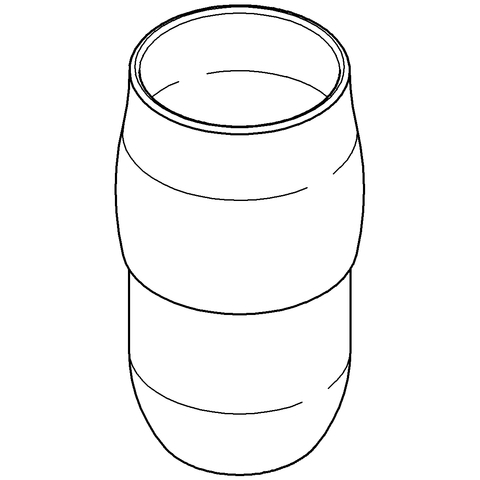 Grohe Ersatzglas für Toilettenbürstengarnitur Chiara 40336000