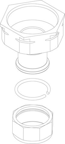 Bosch / Buderus Adapter Set Pumpe 87186454830