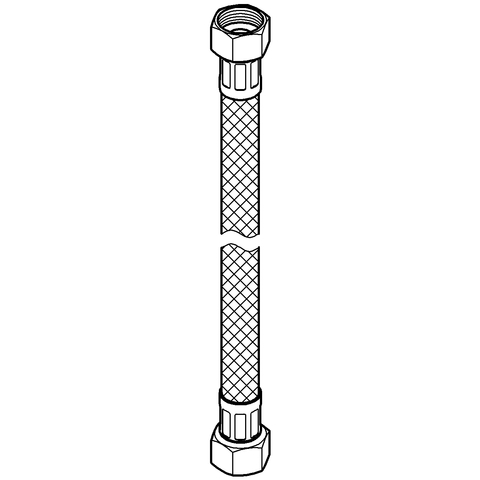 Grohe Anschlussschlauch für Taron Duschsystem 1/2"x1/2"x770 chrom 7227000