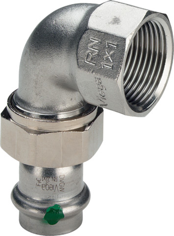 Viega Sanpress Inox Verschraubung mit SC-Contur 2355 in 54mm x Rp2 437374