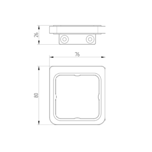 Avenarius Halter-Wandmodell 4801105010