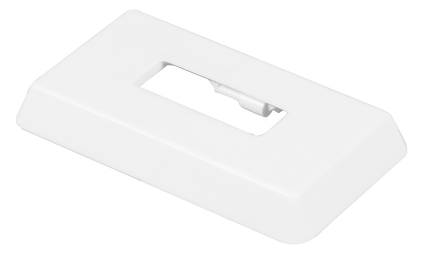Kermi Abdeckblende für Standkonsolenfuß Rohbodenmontage, weiß, 30x10mm ZB01190001