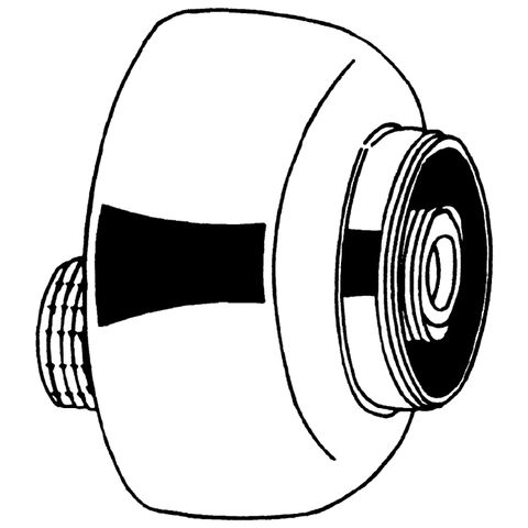 Grohe S-Anschluss 1/2"x3/4", Verstellbarkeit 12,5mm chrom 12023000