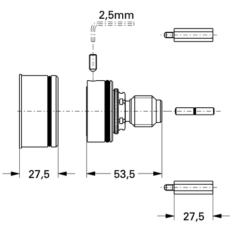 Grohe Verlängerungsset für 19621 47328000