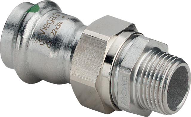 Viega Sanpress Inox Verschraubung mit SC-Contur 2365 in 54mm x R2 438364
