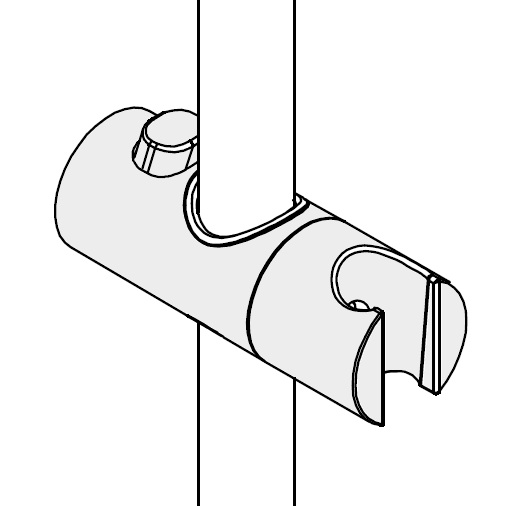 HSK Gleiter mit Handbrausehalter E98508-15-41