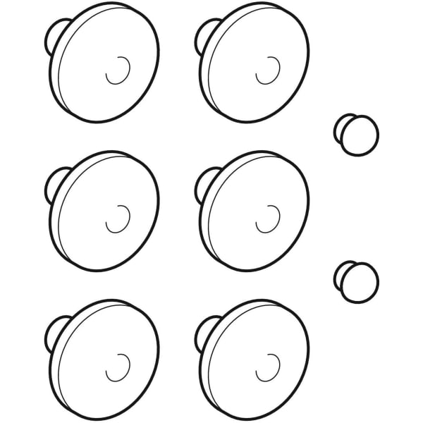 Geberit Set Puffer für WC-Deckel Courreges und Mango 598028000