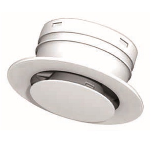 Vaillant Standard Abdeckblende rund D 125mm, für Wandmontage, weiß 0020231949