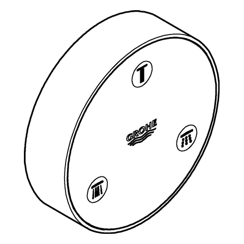 Grohe Fernbedienung Rainshower SmartConnect chrom 26646000