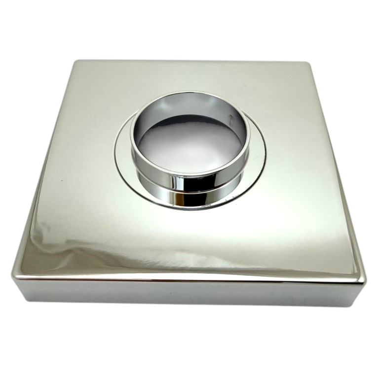 Hansa Rosette 75x75mm chrom 1003885V