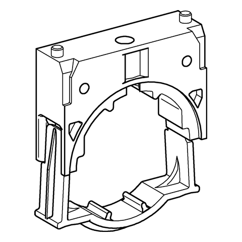 Grohe Halter für Ablaufrohrbogen 42236000
