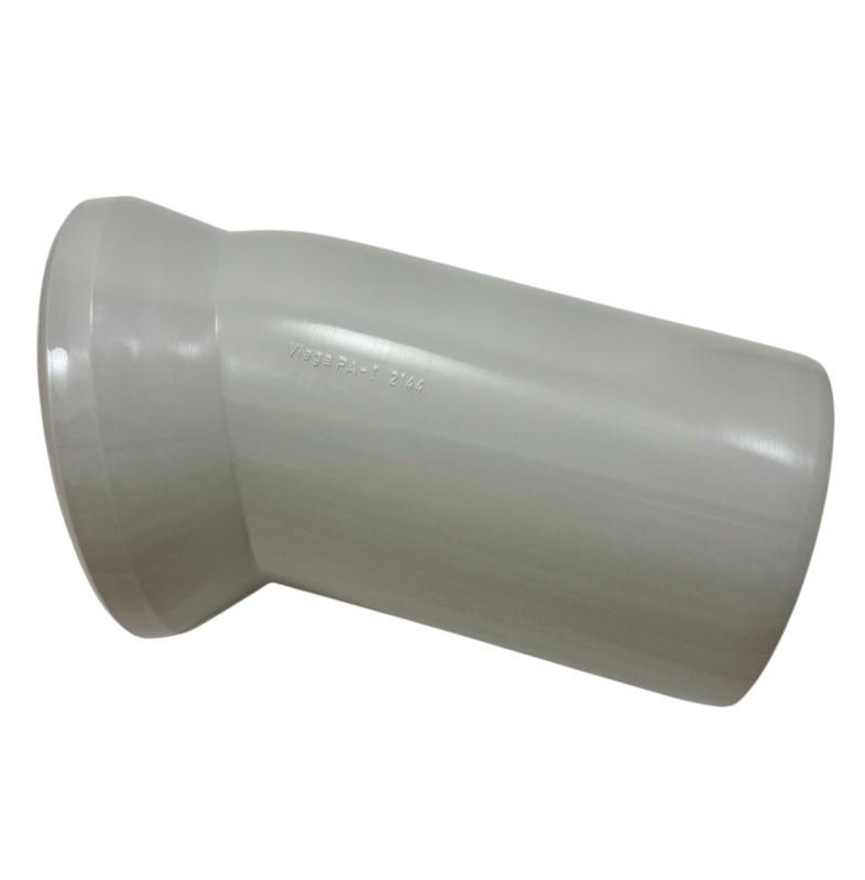 Viega WC Anschlussbogen 22,5 Grad 3813 in DN100 x 150mm Kunststoff manhattan 112516