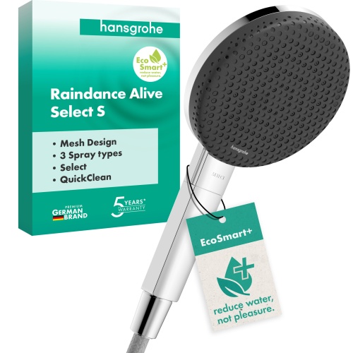 Hansgrohe Handbrause Raindance Alive Select S 125 3 jet EcoSmart+ chrom 24512000