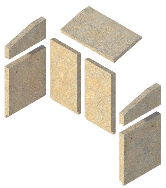 Bosch Schamottegarnitur Typ 1,2,6 63016276