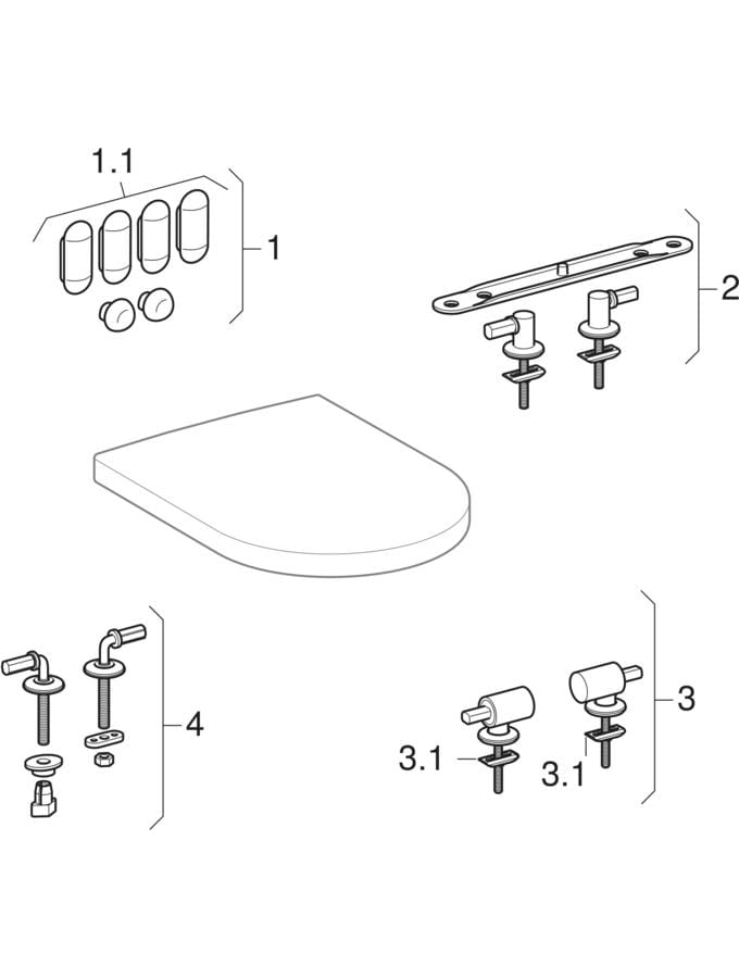 Geberit iCon WC-Sitz, weiß mit Absenkautomatik 574130000