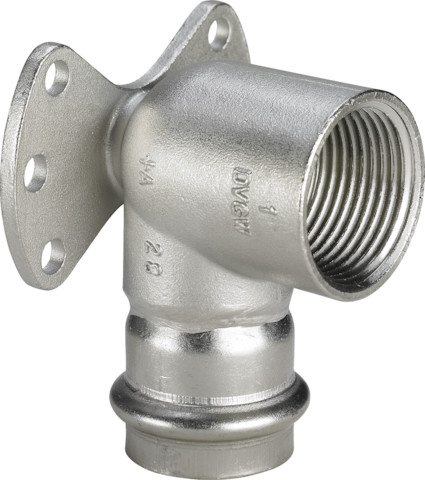 Viega Sanpress Inox Wandscheibe mit SC-Contur 2325.5 in 28mm x Rp1 Edelstahl 437282