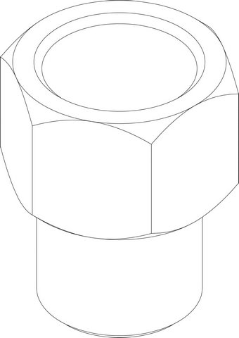 Bosch / Buderus Adapter Rep-Set R1/2 PB2 8735100089