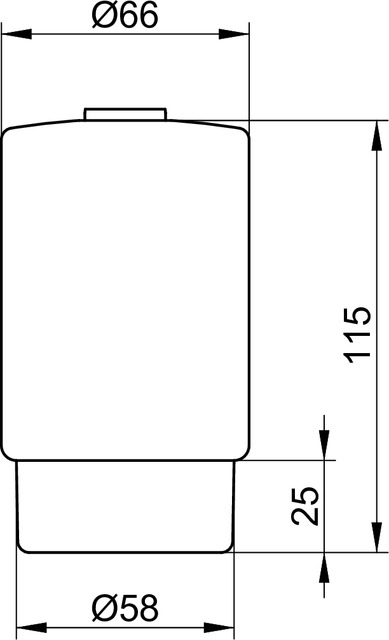 Keuco Lotionspender Plan Echtkristallglas mattiert, lose 14948009000