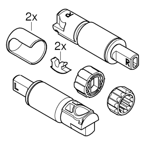 Grohe Stossdämpfer für Cube Ceramic WC-Sitz SoftClose 49535000