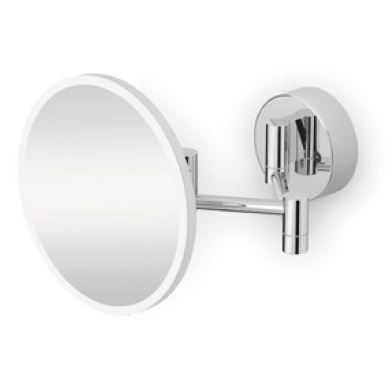 Avenarius Kosmetikspiegel-Wandmodell mit Spiralkabel 100 cm, Stecker und Sensor-Schalter auch Direktanschluß geeignet 9505103010