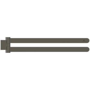 Ideal Standard doppelter Handtuchhalter Conca 447mm grau metallic T5396A5