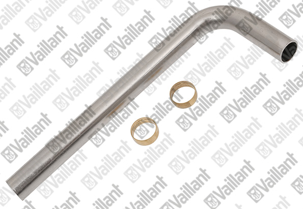 Vaillant Rohr HW vernickelt für Gas-Wandheizgerät VC 126-306/3-5 (R35) 0020057203