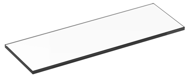 Keuco Glas Platte Cristallin Plan unten mattiert, ohne Grünkante 350x120mm 14910005300