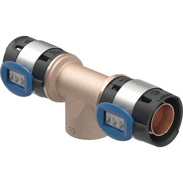 Geberit FlowFit T-Stück mit Innengewinde Rg+ d40-Rp1 1/4-40 620.184.00.1