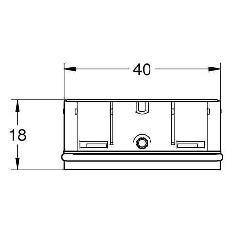 Grohe Mousseur chrom für Einhandmischer 46680000