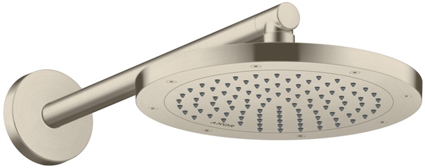 Hansgrohe Brausearm DN15 390mm Axor ShowerSolutions brushed nickel 26431820