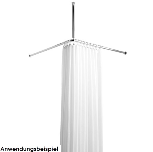Avenarius Duschvorhangstangensystem 9004802010