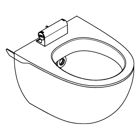 Grohe WC-Keramik für Sensia IGS alpinweiß 14900000