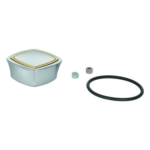 Grohe Umstellknopf chrom/gold für Zweigriffarmaturen 48216IG0
