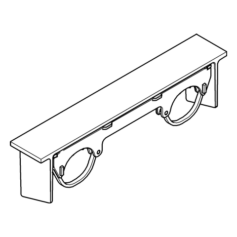 Grohe Duschablage EasyReach Metall passend zu Grohtherm 2000 chrom 18608001