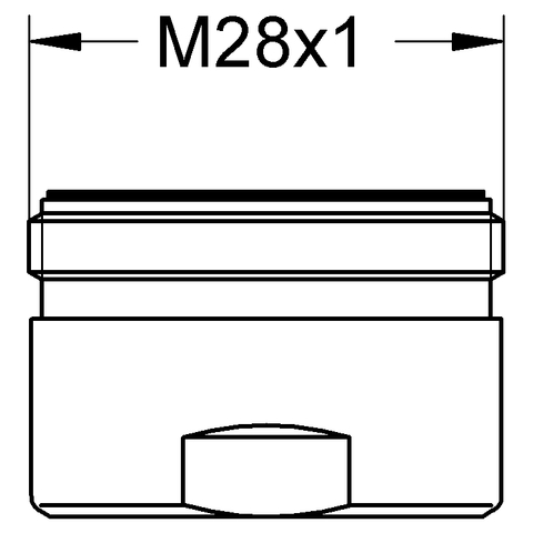 Grohe Sistra M28x1 weiß 13907L00