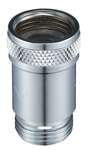 Neoperl Rückflussverhinderer-Nippel verchromt, IG x AG, 3/8" x 3/8" DW15 30434411