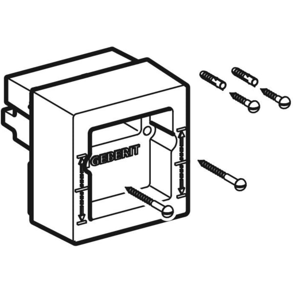 Geberit Bauschutz Wandeinbaukasten -UP Siphon 241.676.00.1