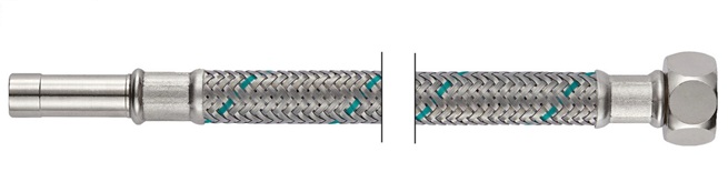 Neoperl NEOFLEX Panzerschlauch DN8 Rohrstutzen x IG, 10mm x 3/8" 100cm 66860710