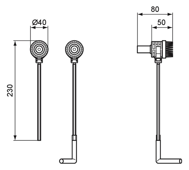 Ideal Standard verdeckte Befestigung für WWC TT0299598