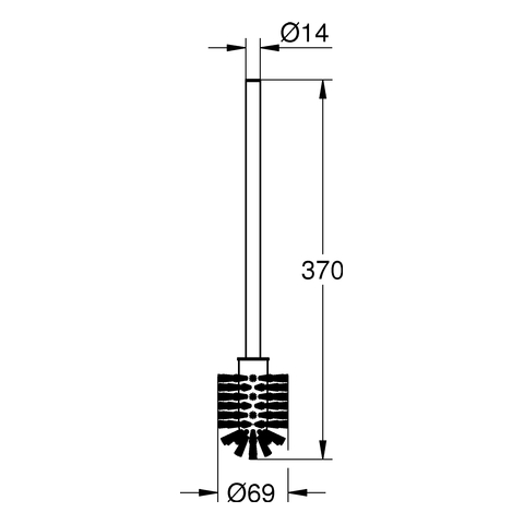 Grohe Ersatzbürste Essentials supersteel 40392DC0